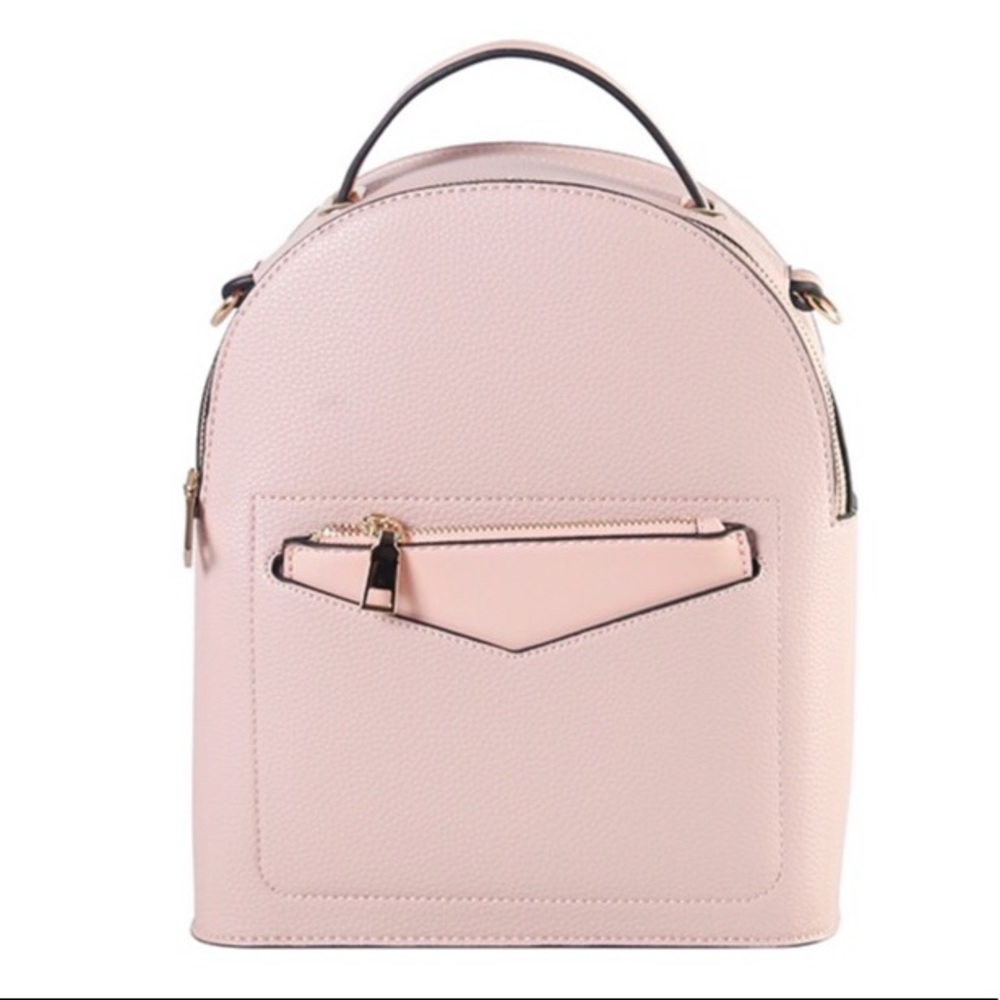 designer faux leather backpack